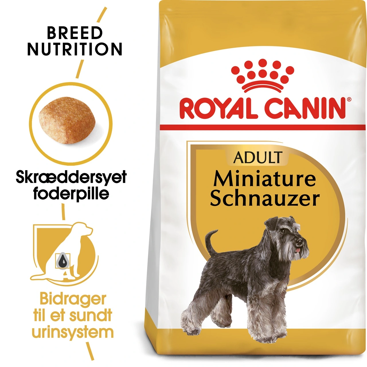 Royal Canin Miniature Schnauzer Adult 7,5 kg - tørfoder til voksne hunde